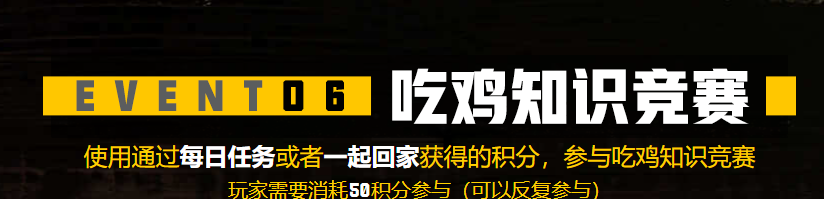 《PUBG》重返故地答题答案大全